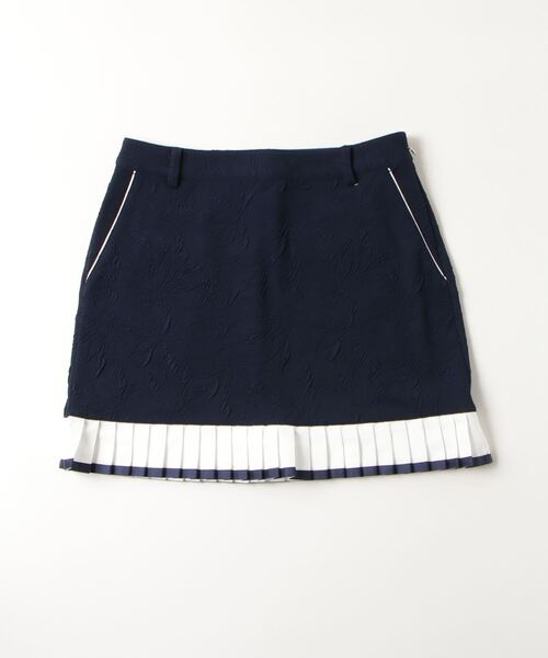 セール】キャロウェイ フラワージャカード裾プリーツスカート