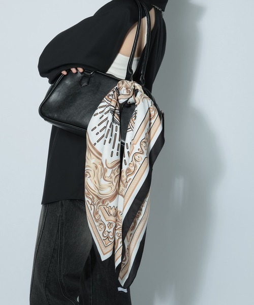 PAGEBOY（ページボーイ）の「アソートスカーフ（ストール/ショール・レディース・ブラック/ゼブラ/ネイビー・FREE）」の14枚目の写真