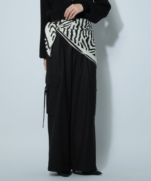 PAGEBOY（ページボーイ）の「アソートスカーフ（ストール/ショール・レディース・ブラック/ゼブラ/ネイビー・FREE）」の18枚目の写真