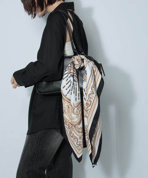 PAGEBOY（ページボーイ）の「アソートスカーフ（ストール/ショール・レディース・ブラック/ゼブラ/ネイビー・FREE）」の6枚目の写真