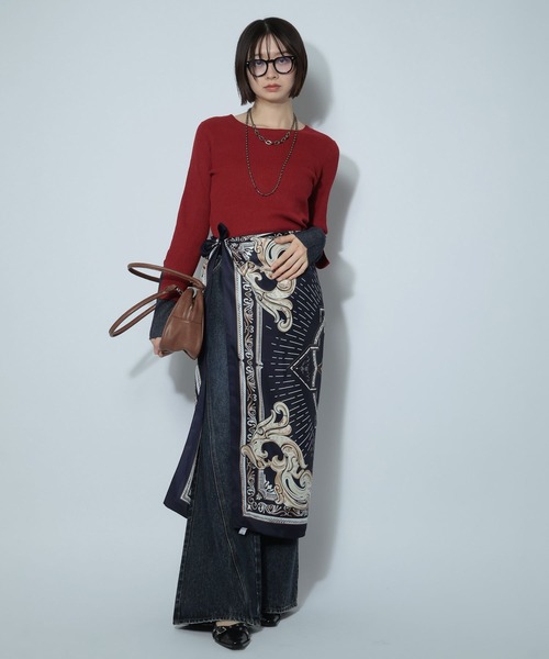 PAGEBOY（ページボーイ）の「アソートスカーフ（ストール/ショール・レディース・ブラック/ゼブラ/ネイビー・FREE）」の20枚目の写真