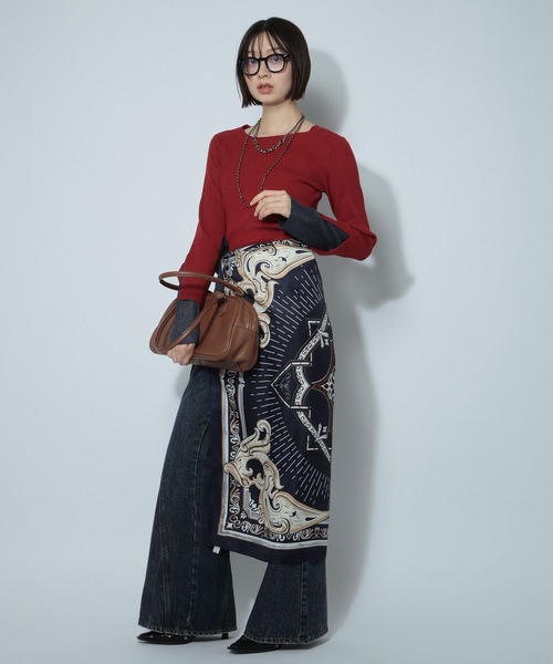 PAGEBOY（ページボーイ）の「アソートスカーフ（ストール/ショール・レディース・ブラック/ゼブラ/ネイビー・FREE）」の21枚目の写真