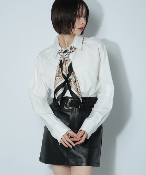 PAGEBOY（ページボーイ）の「アソートスカーフ（ストール/ショール・レディース・ブラック/ゼブラ/ネイビー・FREE）」の9枚目の写真