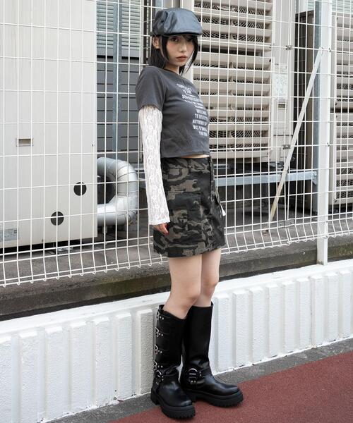 WEGO（ウィゴー）の「WEGO/グラフィックドッキングロンT（Tシャツ/カットソー・レディース・その他2/その他1・FREE）」の14枚目の写真