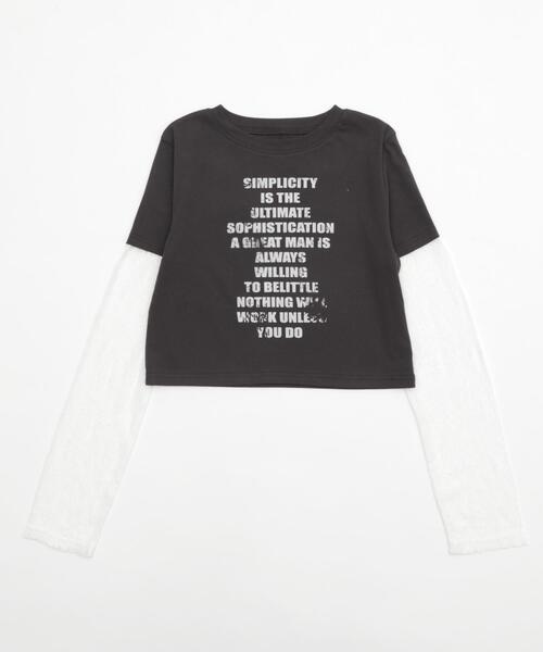 WEGO（ウィゴー）の「WEGO/グラフィックドッキングロンT（Tシャツ/カットソー・レディース・その他2/その他1・FREE）」の16枚目の写真