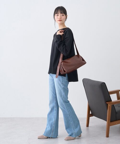 earth music&ecology（アースミュージックアンドエコロジー）の「ワンショルダーバッグ（ショルダーバッグ・レディース・ブラック/ブラウン・FREE）」の5枚目の写真