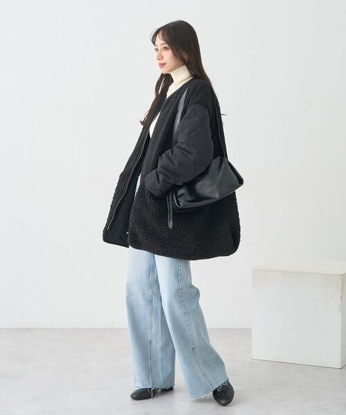 earth music&ecology（アースミュージックアンドエコロジー）の「ワンショルダーバッグ（ショルダーバッグ・レディース・ブラック/ブラウン・FREE）」の8枚目の写真