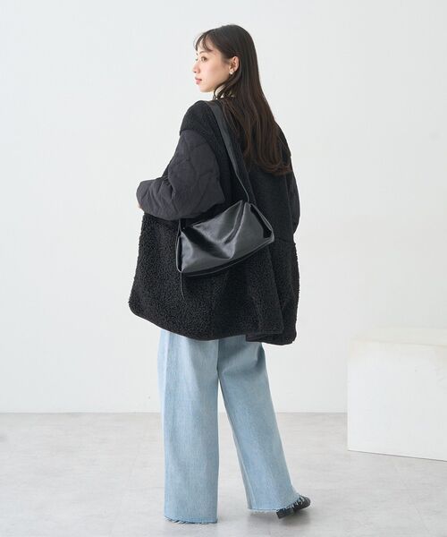 earth music&ecology（アースミュージックアンドエコロジー）の「ワンショルダーバッグ（ショルダーバッグ・レディース・ブラック/ブラウン・FREE）」の9枚目の写真