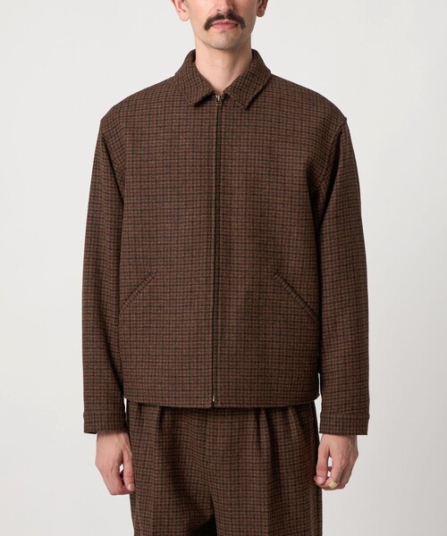 Steven Alan(スティーブンアラン)の「<Steven Alan> ブリティッシュチェック ワーク ブルゾン(ブルゾン・メンズ・ダークブラウン・XL/L/M/S)」の7枚目の写真