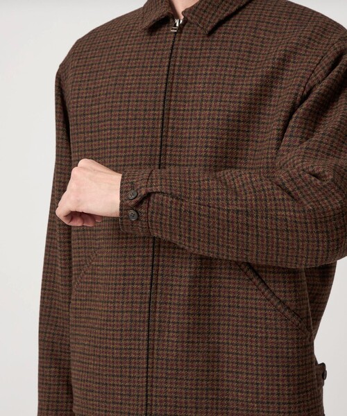 セール】＜Steven Alan＞ ブリティッシュチェック ワーク ブルゾン
