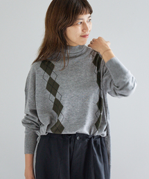IENA アイボリー ニット 長袖 イエナ IENA 22AW ウールカシミヤ 脇スリットクルーネックプル