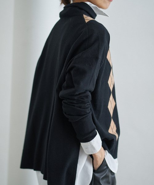 セール】ライトウールアーガイルニット（ニット/セーター）｜IENA