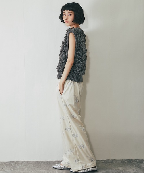 ループ網フリンジベスト（ベスト）｜ANOTHER S（アナザーエス）の