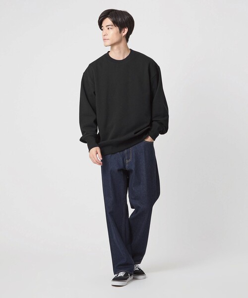 green label relaxing（グリーンレーベルリラクシング）の「＜GOAT＞13オンス クルーネック スウェット（スウェット・メンズ・ワイン/ライトグレー/ネイビー/グレー系/ブラック・M/S/L）」の17枚目の写真