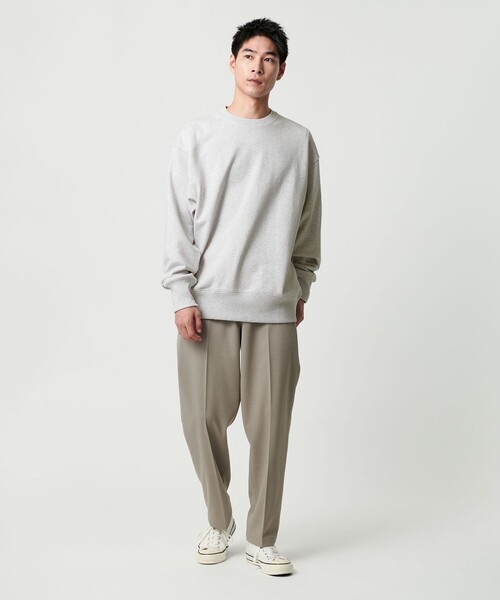 green label relaxing（グリーンレーベルリラクシング）の「＜GOAT＞13オンス クルーネック スウェット（スウェット・メンズ・ワイン/ライトグレー/ネイビー/グレー系/ブラック・M/S/L）」の18枚目の写真