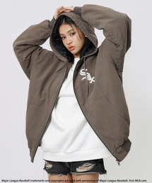 BACK TO THE FIELD（バック トゥー ザ フィールド）の「【MLB】ロゴ刺しゅうキャンバスアクティブジャケット（ブルゾン）」