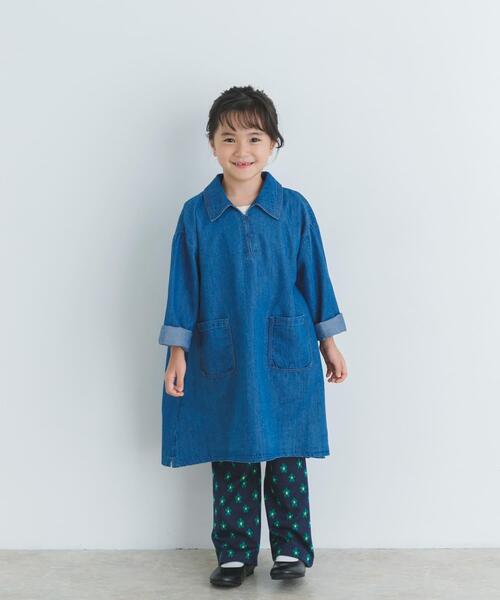 URBAN RESEARCH DOORS(アーバンリサーチドアーズ)の「デニムミニワンピース(KIDS)(ワンピース・キッズ・ワンウォッシュ/インディゴブルー・105/120/135)」の14枚目の写真