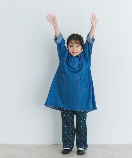 URBAN RESEARCH DOORS(アーバンリサーチドアーズ)の「デニムミニワンピース(KIDS)(ワンピース・キッズ・ワンウォッシュ/インディゴブルー・105/120/135)」の16枚目の写真