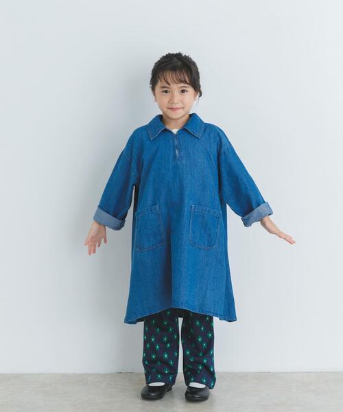 URBAN RESEARCH DOORS(アーバンリサーチドアーズ)の「デニムミニワンピース(KIDS)(ワンピース・キッズ・ワンウォッシュ/インディゴブルー・105/120/135)」の18枚目の写真