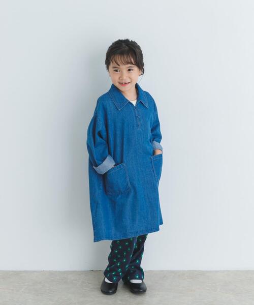 URBAN RESEARCH DOORS(アーバンリサーチドアーズ)の「デニムミニワンピース(KIDS)(ワンピース・キッズ・ワンウォッシュ/インディゴブルー・105/120/135)」の19枚目の写真