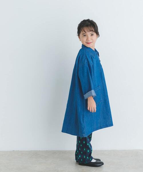 URBAN RESEARCH DOORS(アーバンリサーチドアーズ)の「デニムミニワンピース(KIDS)(ワンピース・キッズ・ワンウォッシュ/インディゴブルー・105/120/135)」の20枚目の写真