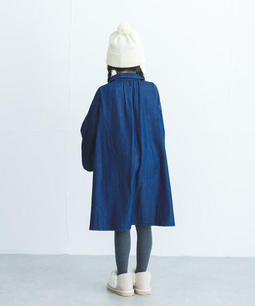 URBAN RESEARCH DOORS(アーバンリサーチドアーズ)の「デニムミニワンピース(KIDS)(ワンピース・キッズ・ワンウォッシュ/インディゴブルー・105/120/135)」の6枚目の写真