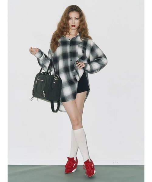 EVRIS（エヴリス）の「ハイゲージニットショートパンツ（その他パンツ・レディース・アイボリー/グレー/ブラック・FREE）」の21枚目の写真