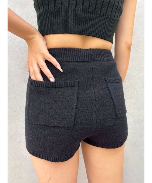 EVRIS（エヴリス）の「ハイゲージニットショートパンツ（その他パンツ・レディース・アイボリー/グレー/ブラック・FREE）」の22枚目の写真