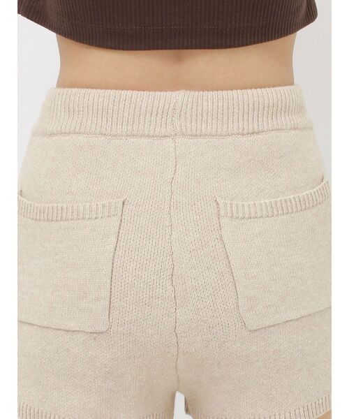 EVRIS（エヴリス）の「ハイゲージニットショートパンツ（その他パンツ・レディース・アイボリー/グレー/ブラック・FREE）」の8枚目の写真