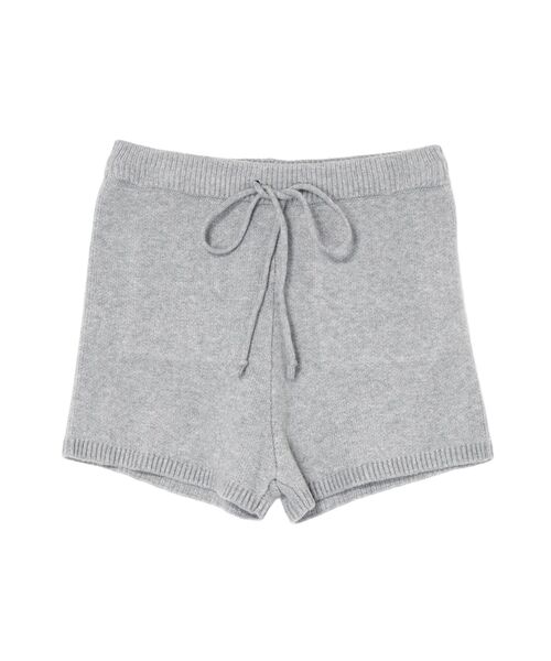 EVRIS（エヴリス）の「ハイゲージニットショートパンツ（その他パンツ・レディース・アイボリー/グレー/ブラック・FREE）」の16枚目の写真