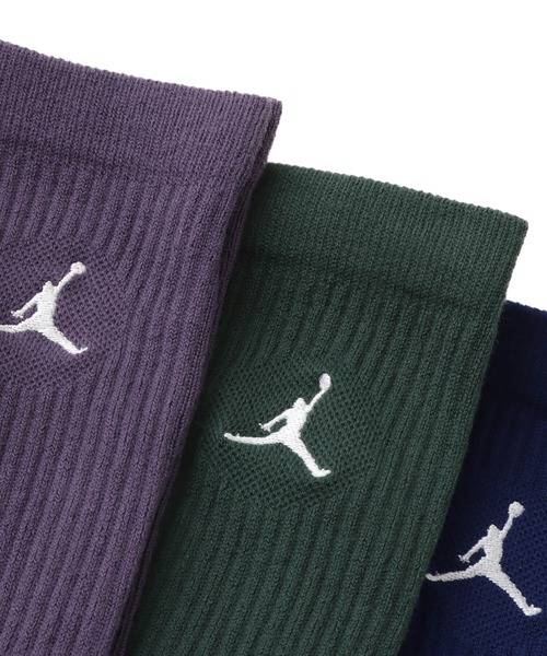 JORDAN BRAND(ジョーダンブランド)の「JORDAN BRAND U J ED CUSH POLY CREW 3PR 144 / ジョーダン ブランド ジョーダン ED CUSH POLY クルー ソックス 3PR 144 / NIKE【SP】(ソックス/靴下・メンズ・マルチ・25-27/23-25/27-29)」の4枚目の写真