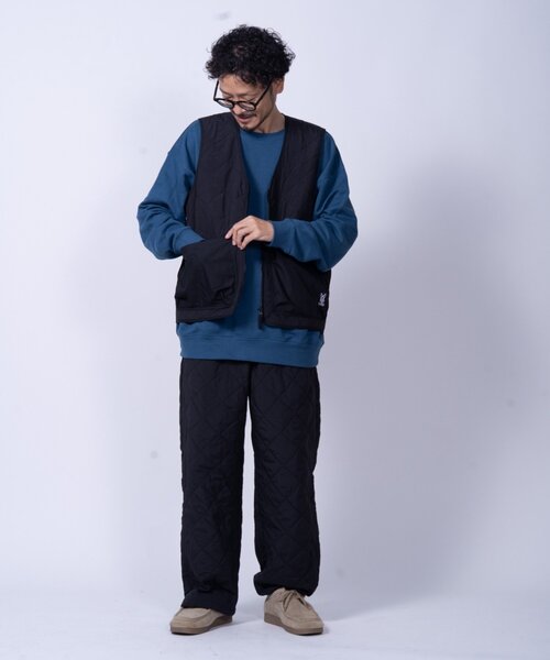 DOD（ディーオーディー）の「【一部店舗限定】【DOD】【ユニセックス】サササノフワベス（ベスト・レディース・ブラック/ベージュ・SMALL/MEDIUM）」の9枚目の写真