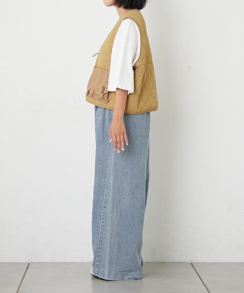 DOD（ディーオーディー）の「【一部店舗限定】【DOD】【ユニセックス】サササノフワベス（ベスト・レディース・ブラック/ベージュ・SMALL/MEDIUM）」の17枚目の写真