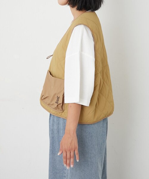 DOD（ディーオーディー）の「【一部店舗限定】【DOD】【ユニセックス】サササノフワベス（ベスト・レディース・ブラック/ベージュ・SMALL/MEDIUM）」の14枚目の写真