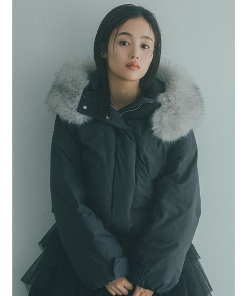 WEB限定カラーあり】西川フードファーショートダウン（ダウン