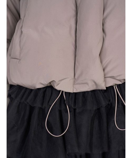 SNIDEL（スナイデル）の「【WEB限定カラーあり】西川フードファーショートダウン（ダウンジャケット/コート・レディース・ブルー/グレー/ブラック/アイボリー・F）」の21枚目の写真