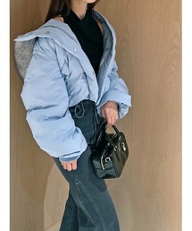 SNIDEL | 【WEB限定カラーあり】西川フードファーショートダウン(ダウンジャケット/コート)