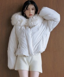 【WEB限定カラーあり】西川フードファーショートダウン
