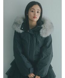SNIDEL(スナイデル)の【WEB限定カラーあり】西川フードファーショートダウン(ダウンジャケット/コート)