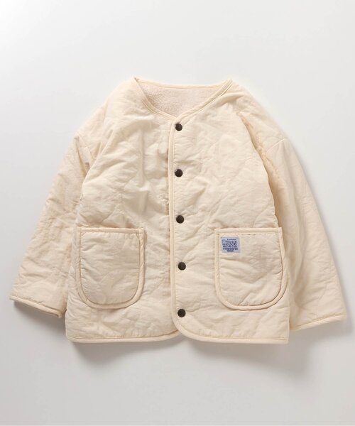 BREEZE（ブリーズ）の「【WEB限定/ジュニア対応】 キルティングアウター（テーラードジャケット・キッズ・ブラック/アイボリー・100/120/140）」の8枚目の写真