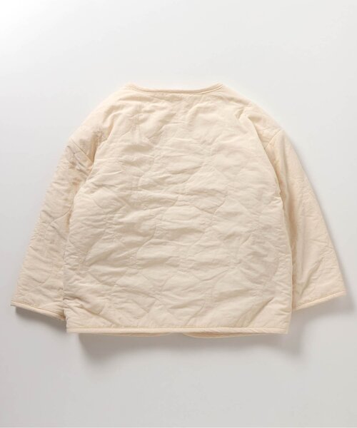 BREEZE（ブリーズ）の「【WEB限定/ジュニア対応】 キルティングアウター（テーラードジャケット・キッズ・ブラック/アイボリー・100/120/140）」の9枚目の写真