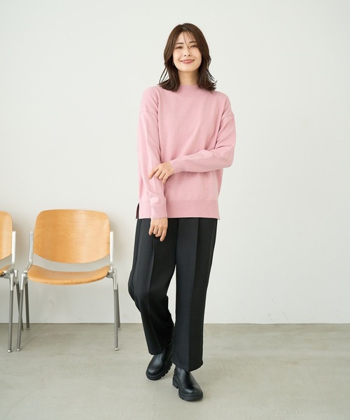 FOUND GOOD（ファウンドグッド）の「マイラクハイネックニット（ニット/セーター・レディース・ピンク系2/グレー系5/ブラウン系/グレー系・S/M/L）」の16枚目の写真