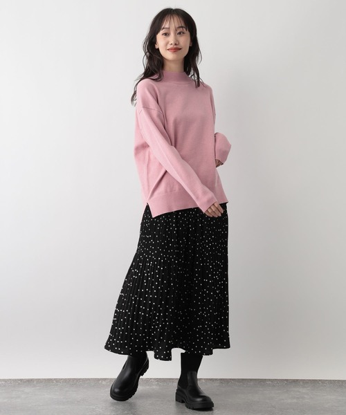 FOUND GOOD（ファウンドグッド）の「マイラクハイネックニット（ニット/セーター・レディース・ピンク系2/グレー系5/ブラウン系/グレー系・S/M/L）」の20枚目の写真