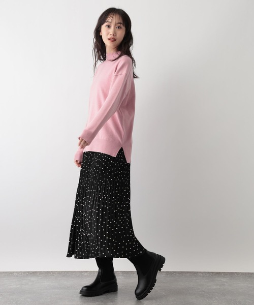 FOUND GOOD（ファウンドグッド）の「マイラクハイネックニット（ニット/セーター・レディース・ピンク系2/グレー系5/ブラウン系/グレー系・S/M/L）」の21枚目の写真