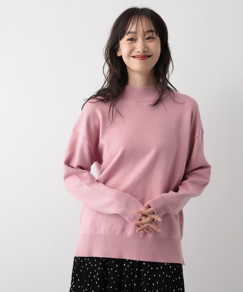 FOUND GOOD（ファウンドグッド）の「マイラクハイネックニット（ニット/セーター・レディース・ピンク系2/グレー系5/ブラウン系/グレー系・S/M/L）」の22枚目の写真