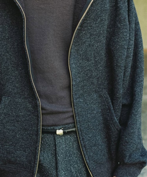 LIDNM(リドム)の「WOOL CASHMERE ZIP HOODIE(パーカー・メンズ・グレー系その他・SMALL/MEDIUM/LARGE)」の22枚目の写真