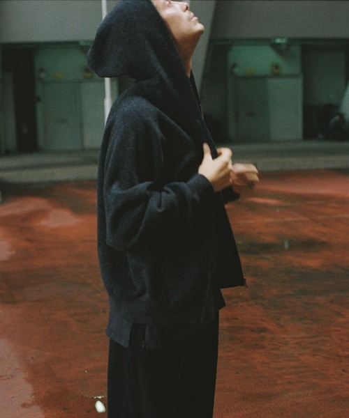 WOOL CASHMERE ZIP HOODIE（パーカー）｜LIDNM（リドム）の