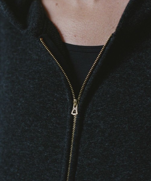 WOOL CASHMERE ZIP HOODIE（パーカー）｜LIDNM（リドム）の