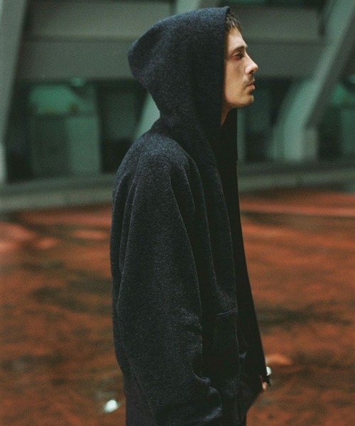 WOOL CASHMERE ZIP HOODIE（パーカー）｜LIDNM（リドム）の