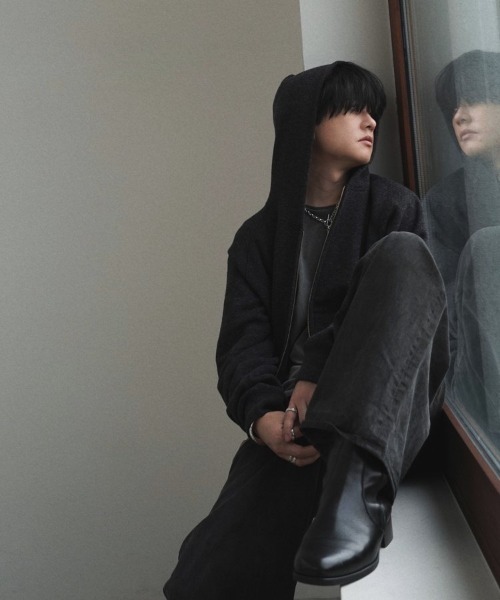 WOOL CASHMERE ZIP HOODIE（パーカー）｜LIDNM（リドム）の